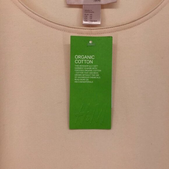 H&M NWT paste pink The Garden Collection bodycon mini dress puffy floral sleeves - Picture 12 of 15